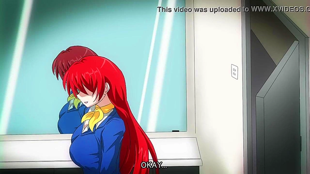 Hentai Lesbian Vampires Seduce Each Other On A Red-Eye Flight Anime