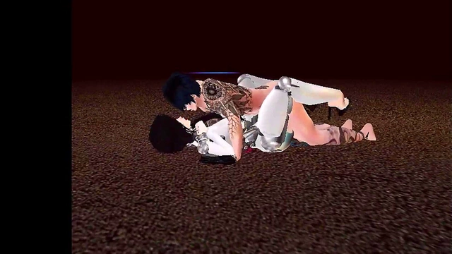 RoboGirl Slave Takes Big Cock in Virtual Anime Anal Sex Adventure