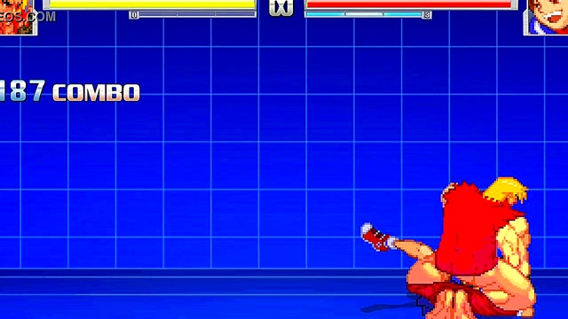 Ken vs. Sakura – Intense Japanese Hentai Action in MUGEN