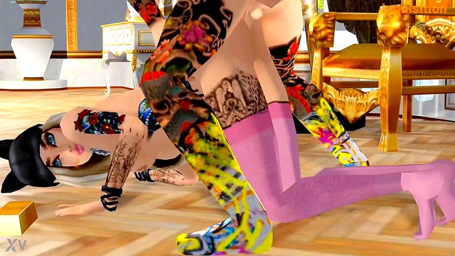 3D Avakin Life Clones Engage in Hot Hentai Sex Adventure