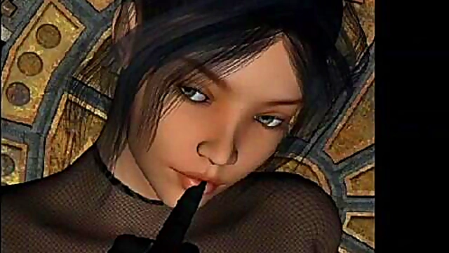 Virtual Redhead Anime Babe Teases in Panties for Hot Hentai Action