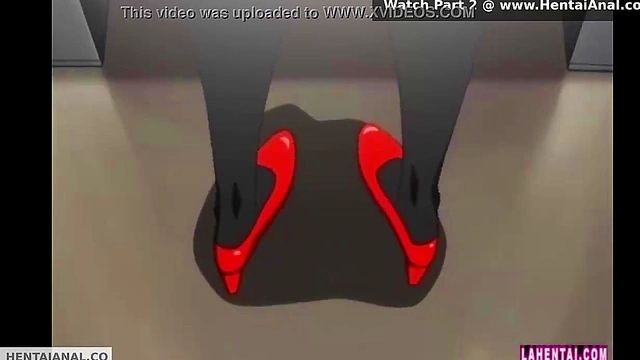 Tight-Ass Anime Babe Gets Hardcore Anal Fucking In Hentai Action