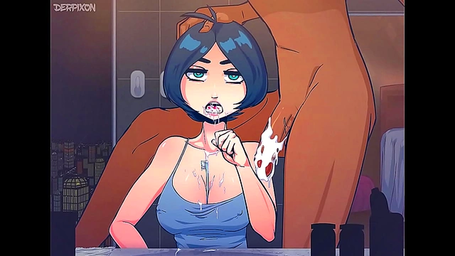 Time Stops for 3D Anime Monster Blowjob & Wild Sex Session