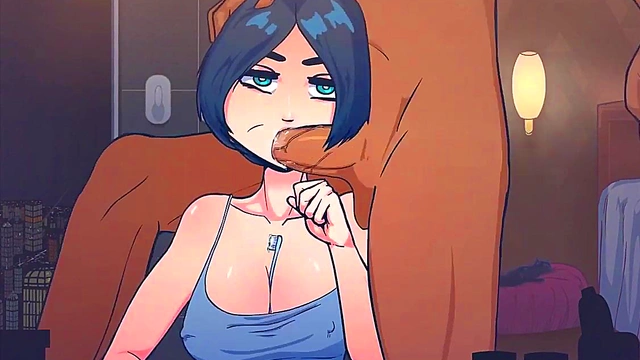 Time Stops for 3D Anime Monster Blowjob & Wild Sex Session