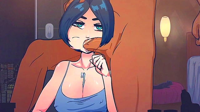 Time Stops for 3D Anime Monster Blowjob & Wild Sex Session