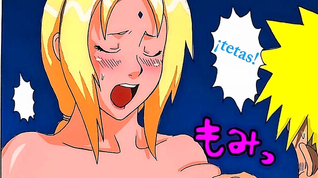 Naruto Manga Party – Tsunade’s Big Tits & Ass Take Center Stage