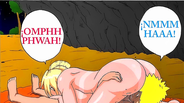 Naruto Manga Party – Tsunade’s Big Tits & Ass Take Center Stage