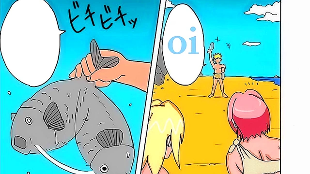 Naruto Manga Party – Tsunade’s Big Tits & Ass Take Center Stage