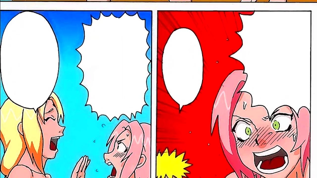 Naruto Manga Party – Tsunade’s Big Tits & Ass Take Center Stage