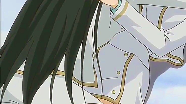 Yuri Anime Girls Enjoy Intimate Moments Together In Strawberry Panic Episode