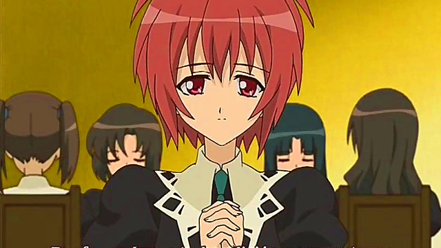 Yuri Anime Girls Enjoy Intimate Moments Together In Strawberry Panic Episode