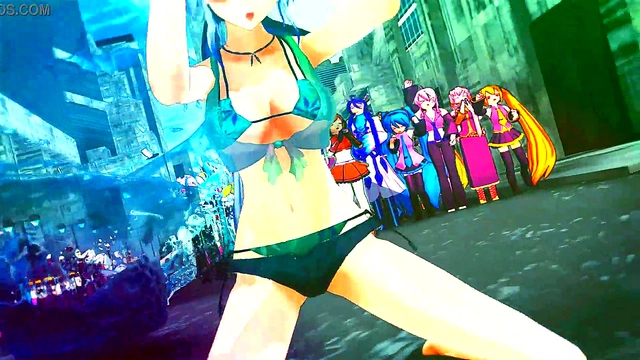 Sexy Fashion Anime Girls Dance Seductively for MMD Fans