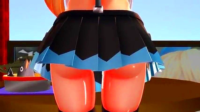 Mirai Akari's Seductive Metamorphosis in MMD Hentai Animation