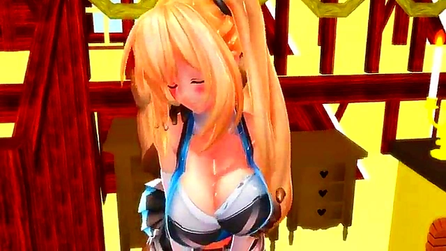 Mirai Akari's Seductive Metamorphosis in MMD Hentai Animation