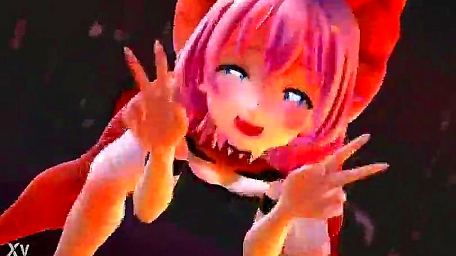 Crazy MMD Girl Goes Wild in 3D Hentai Action