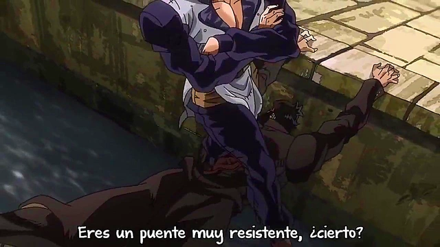 Jojo's Bizarre Adventure – Anime Couple Engages in Uncensored Passionate Session