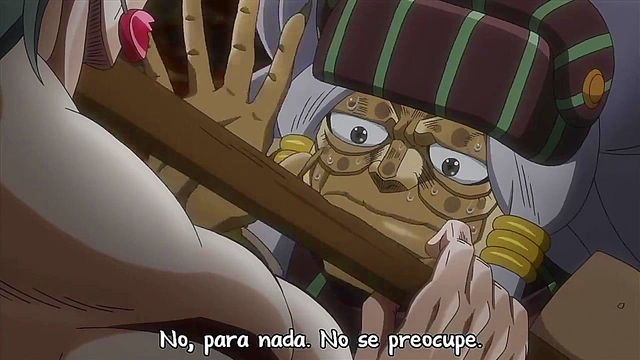 Jojo's Bizarre Adventure – Anime Couple Engages in Uncensored Passionate Encounter