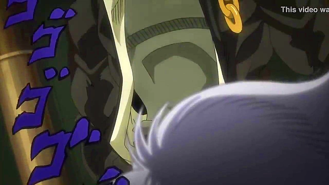 Jojo's Bizarre Adventure – Anime Couple Engages in Uncensored Passionate Encounter