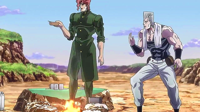 Jojo's Bizarre Adventure – Anime Couple Engages in Uncensored Erotic Fun