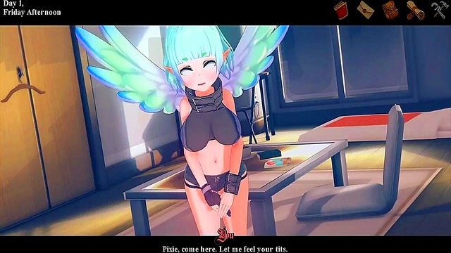 Hentai Fantasy Game – Mind-Controlled Hero Fucks Monster Girl With Magic