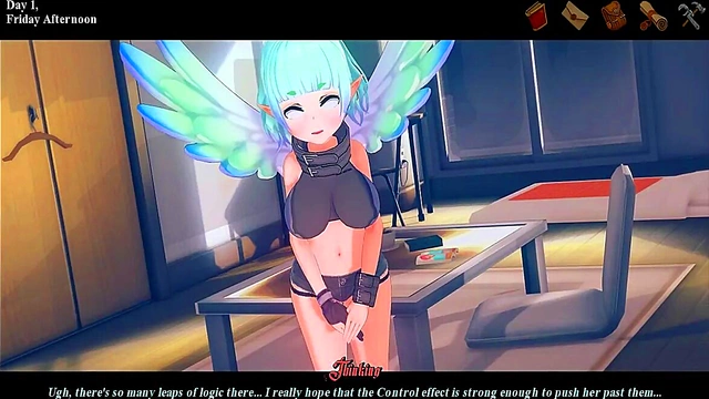 Hentai Fantasy Game – Mind-Controlled Hero Fucks Monster Girl With Magic