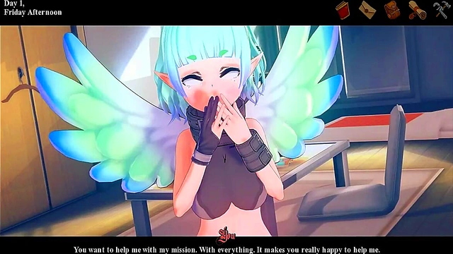 Hentai Fantasy Game – Mind-Controlled Hero Fucks Monster Girl With Magic