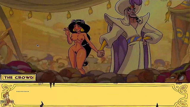 Cute Princess Jasmine Takes Hard Sex Outdoors in Anime Porn Walkthrough