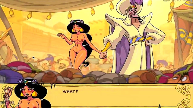 Cute Princess Jasmine Takes Hard Sex Outdoors in Anime Porn Walkthrough