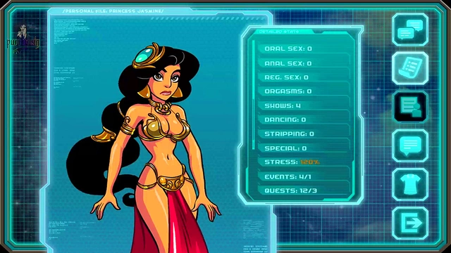 Sci-Fi Cosplay Princess Dances Seductively for Akabur's Star Channel Cremes