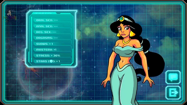 Sci-Fi Cosplay Princess Dances Seductively for Akabur's Star Channel Cremes