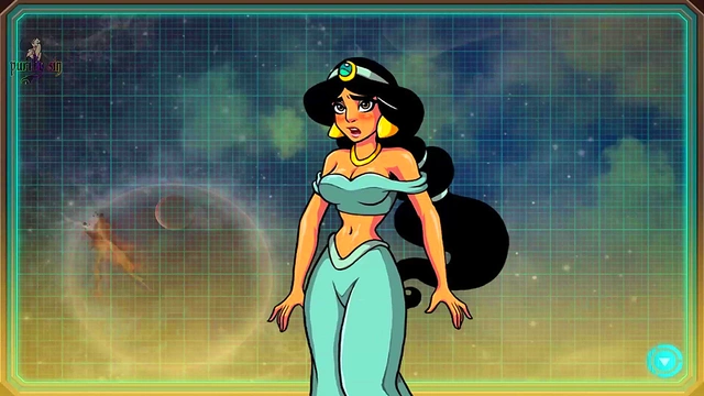 Sci-Fi Cosplay Princess Dances Seductively for Akabur's Star Channel Cremes