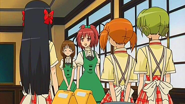 Yuri Anime Girls Enjoy Intimate Moments Together In Strawberry Panic