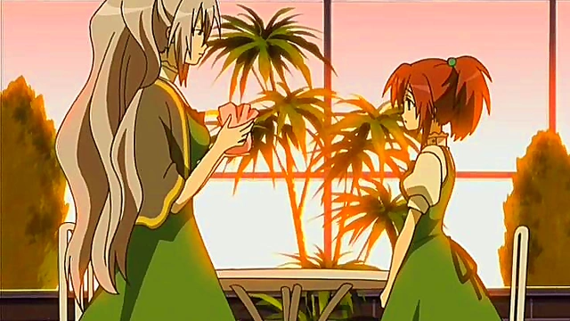 Yuri Anime Girls Enjoy Intimate Moments Together In Strawberry Panic