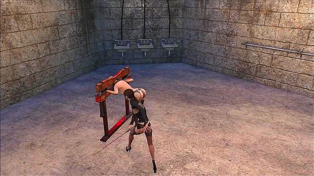 Blonde Fallout 4 Anime Chick Gets BDSM Anal Punishment Pleasure