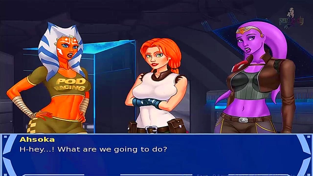 Hot Star Wars Cosplay Alien Girls Trained for Hardcore XXX Action