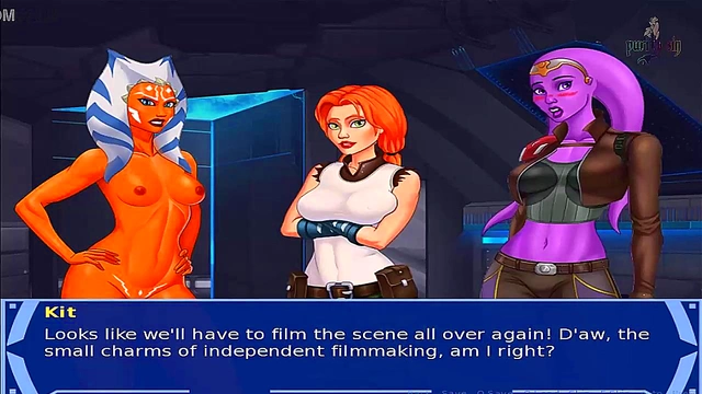 Hot Star Wars Cosplay Alien Girls Trained for Hardcore XXX Action