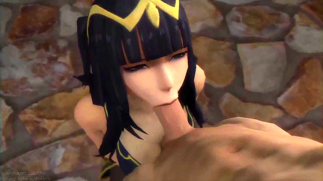 Tharja Gives Uncensored 3D Anime Footjob & Blowjob For POV Cumshot Feast