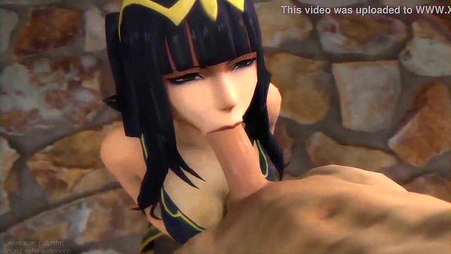 Tharja Gives Uncensored 3D Anime Footjob & Blowjob For POV Cumshot Feast