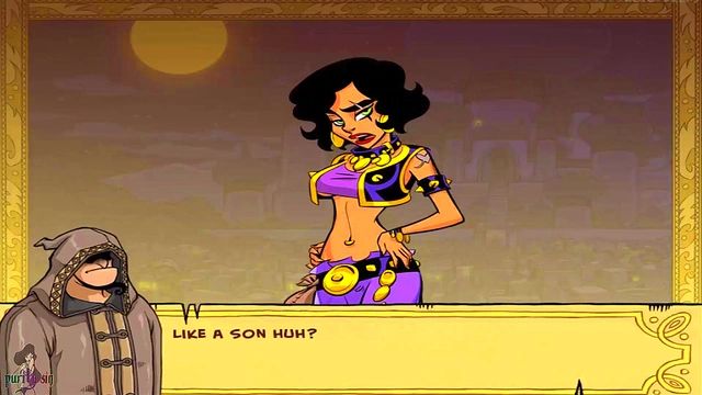 Horny Princess Jasmine Trained by Master for Steamy Video Game Sex Session