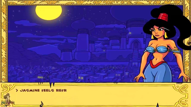 Horny Princess Jasmine Trained by Master for Steamy Video Game Sex Session