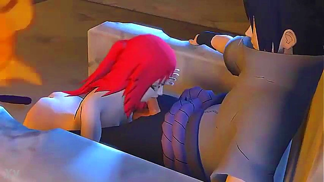 HugeDick Anime Hero Gives Intense blowjob For Hardcore Hentai Action