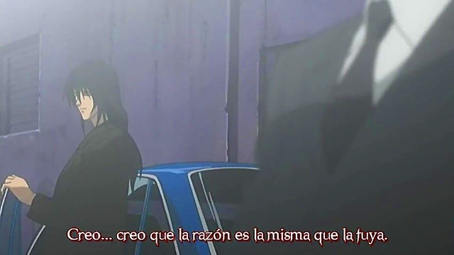 Brandon Heat Battles Harry McDowell In Intense Gungrave Anime Action