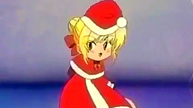 Nero Navide Padoru Anime Chick Shows Off Her Perfect Peaches
