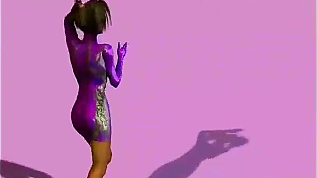 Redheaded Anime Babe Rides Big Cock for Hard Virtual Pussy Pound