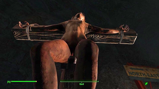Hentai Anime Fallout 4 Babe Submits to BDSM Gode Pleasure