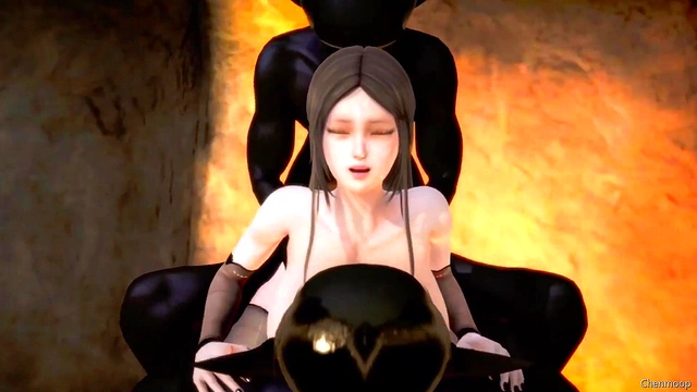 Pregnant Vampires & Monsters Seduce in 3D Hentai for Orgasmic Handjobs & Titty Fucks