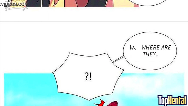 Stepmom Teacher seduces Step-Sister in PC Room for Anime Hentai Fun