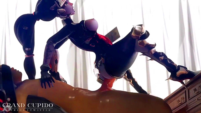 Widowmaker Rides Big Dick Hard in Steamy Overwatch Anime Anal Scene
