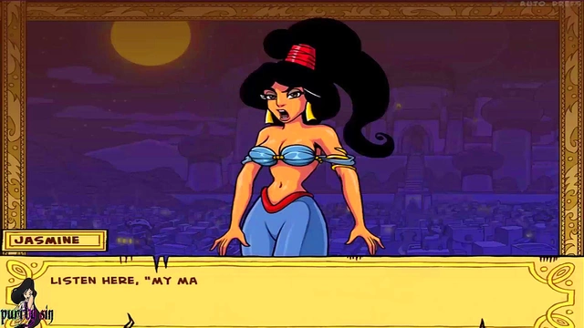 Huge-Breasted Princess Jasmine Fucks Huge Cock In Sexy Anime Adventure