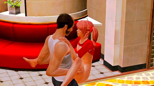 Young 3D Anime Girl Gets Intimate With Grandpa In Steamy Hentai Scene